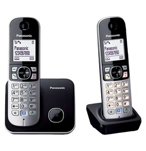 Telefon PANASONIC KX-TG6811PDB + Słuchawka PANASONIC KX-TGA681 FXB z Ładowarką (Bez Centralki)