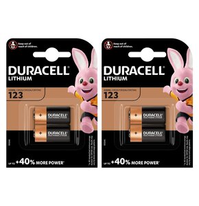 Baterie CR123A DURACELL Ultra (4 szt.)
