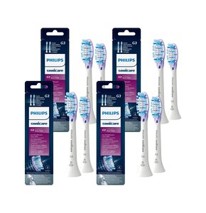 Oryginalne końcówki Philips Sonicare G3 HX9052/17 Miękkie włókna (8 szt.) (Zdrowsze dziąsła)