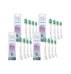 Oryginalne końcówki Philips Sonicare I INTER HX9004/10 Średnio miękkie włókna (16 szt.) (Trudno dostępne miejsca)