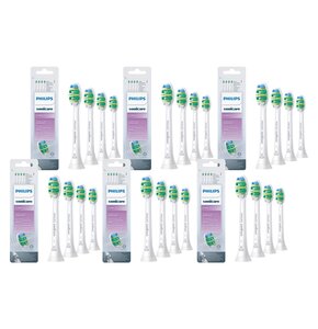 Oryginalne końcówki Philips Sonicare I INTER HX9004/10 Średnio miękkie włókna (24 szt.) (Trudno dostępne miejsca)