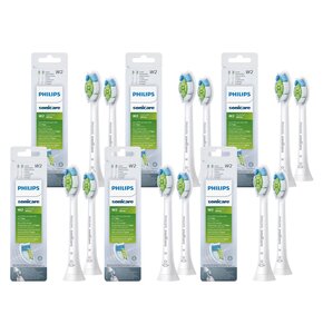 Oryginalne końcówki Philips Sonicare W2 HX6062/10 Średnio miękkie włókna (12 szt.) (Wybielające)