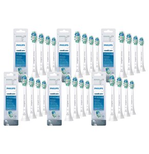 Oryginalne końcówki Philips Sonicare C2 HX 9024/10 Średnio miękkie włókna (24 szt.) (Usuwanie płytki bakteryjnej)