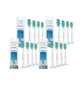 Oryginalne końcówki Philips Sonicare C1 HX6014/07 Średnio miękkie włókna (16 szt.) (Usuwanie płytki bakteryjnej)