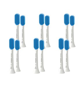 Oryginalne końcówki Philips Sonicare T1 HX8072/01 Normalne włókna (12 szt.) (Czyszczenie języka)