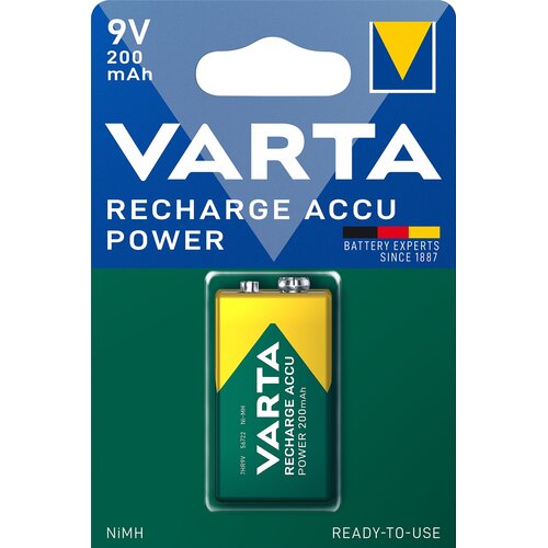 Akumulatorek 6F22 200 mAh VARTA Recharge Accu Power