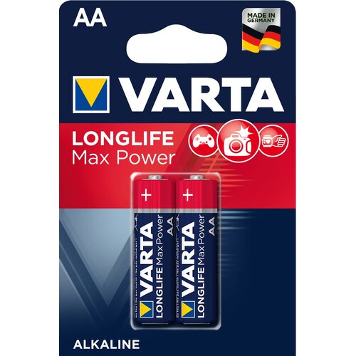 Baterie AA LR6 VARTA Longlife Max Power (2 szt.)