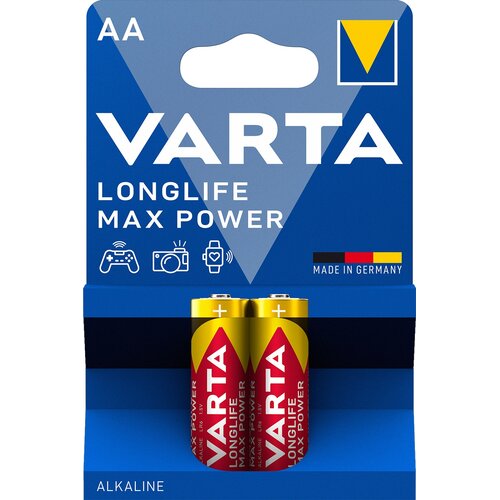 Baterie AA LR6 VARTA Longlife Max Power (2 szt.)