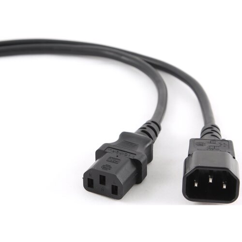 Kabel zasilający IEC 320 C13 - IEC 320 C14 CABLEXPERT 1.8 m