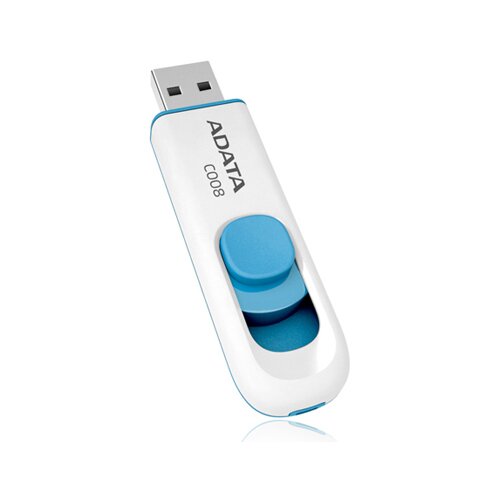 Pendrive ADATA C008 32GB, USB 2.0, Odczyt 30 Mb/s, Zapis 10 Mb/s