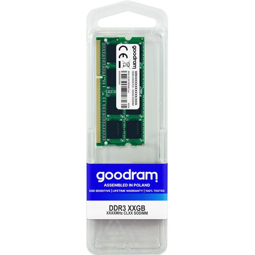 Pamięć RAM GOODRAM 8GB 1600MHz DDR3 SODIMM GR1600S364L11/8G