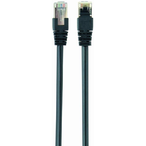 Kabel RJ-45 - RJ-45 GEMBIRD PP6-0.5M/BK 0.5 m