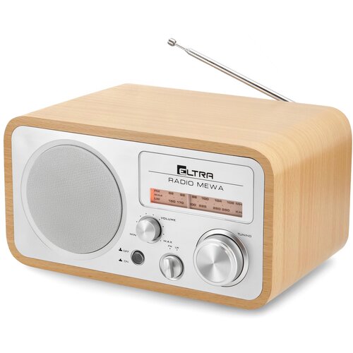 Radio ELTRA Mewa Analogowe Jasne drewno