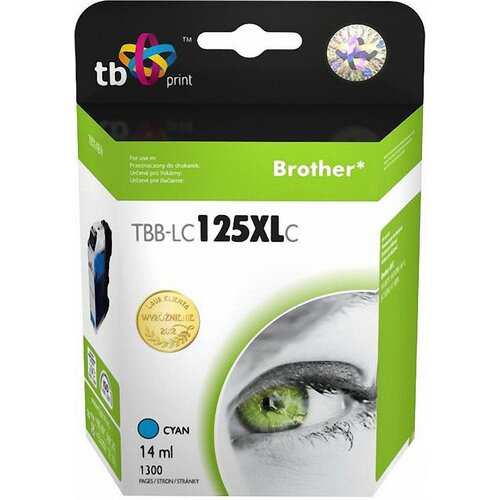 Tusz TB PRINT do Brother LC-125XL Błękitny 14 ml TBB-LC125XLC