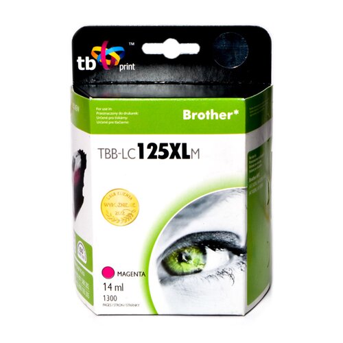 Tusz TB PRINT do Brother LC-125XL Purpurowy 14 ml TBB-LC125XLM