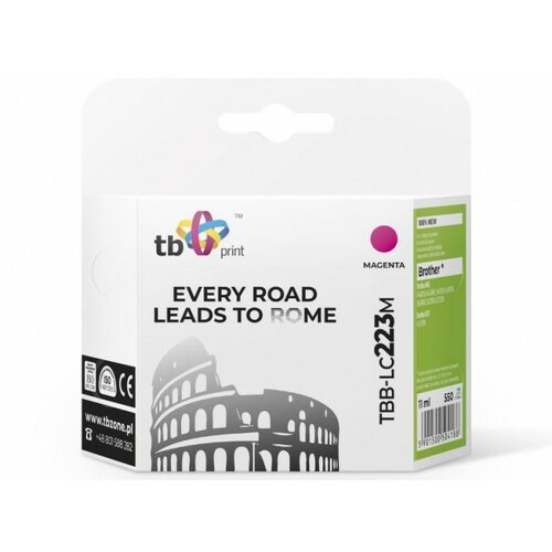 Tusz TB PRINT do Brother LC-223 Purpurowy 11 ml TBB-LC223M