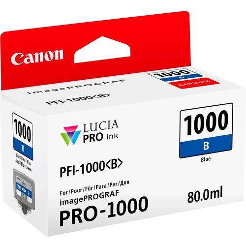 Tusz CANON PFI-1000 Błękitny 80 ml 0555C001