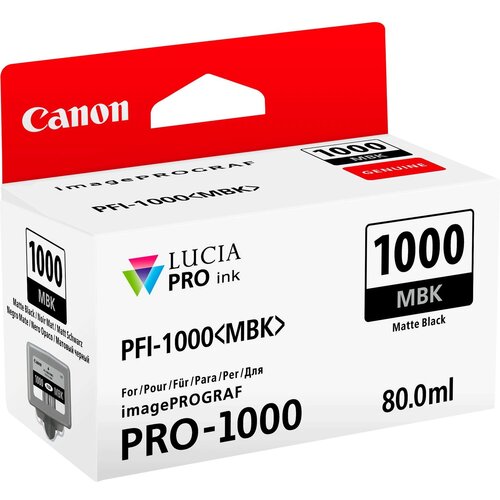 Tusz CANON PFI-1000 Czarny 80 ml 0545C001