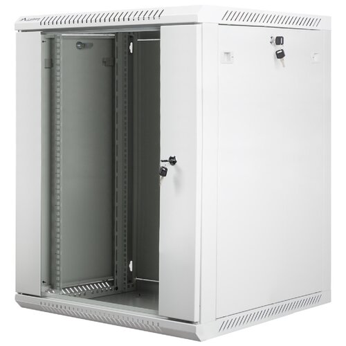 Szafa RACK LANBERG 19" 15U WF01-6615-10S 600 x 600 mm, Wisząca Szary