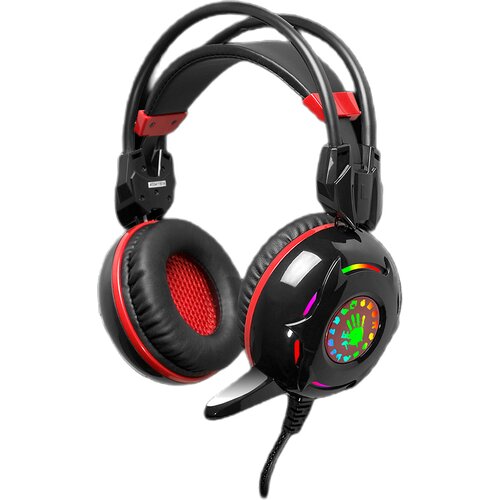 Słuchawki A4TECH Bloody G300 Nauszne Czarno-czerwony