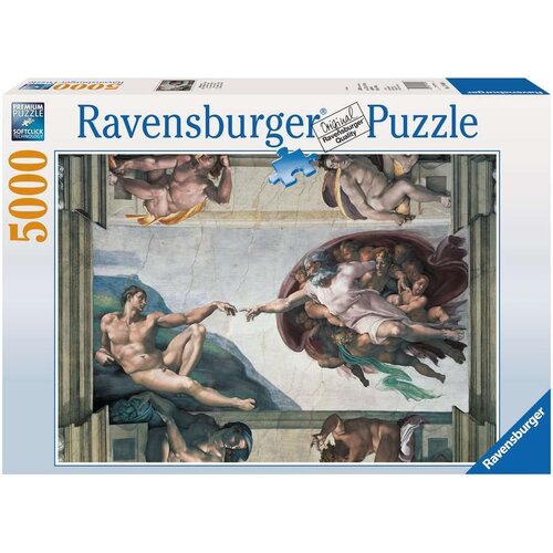 Puzzle RAVENSBURGER Michał Anioł: Stworzenie Adama 17408 (5000 elementów)