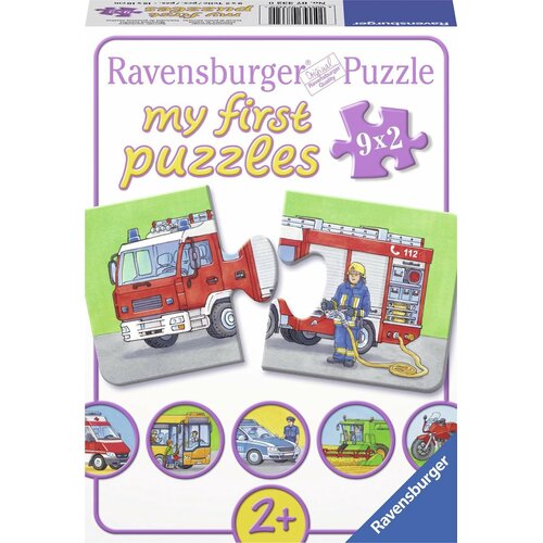 Puzzle RAVENSBURGER Pojazdy (18 elementów)