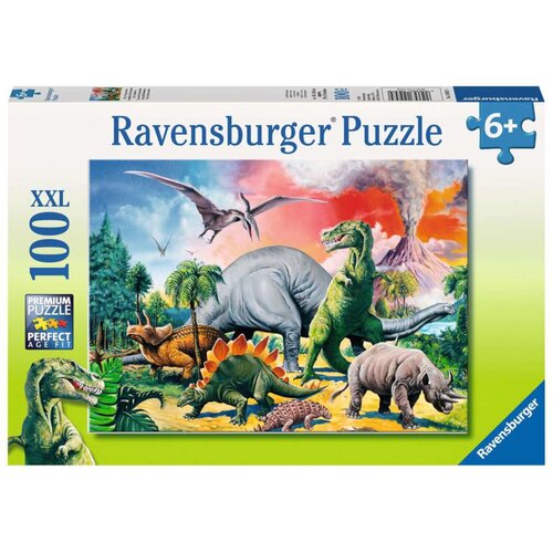 Puzzle RAVENSBURGER Premium Dinozaury 10957 (100 elementów)