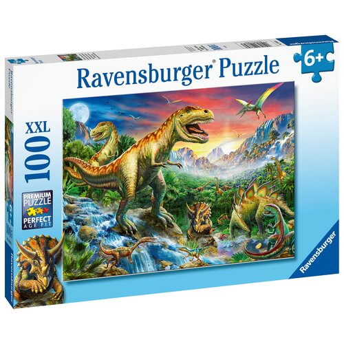 Puzzle RAVENSBURGER Premium Dinozaury (100 elementów)