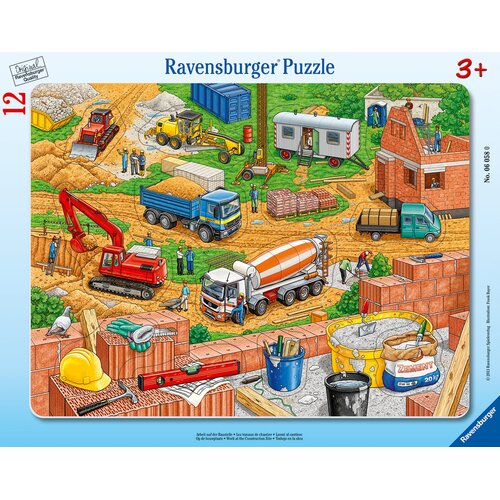 Puzzle RAVENSBURGER Co tu pasuje?: Plac budowy 60580 (12 elementów)