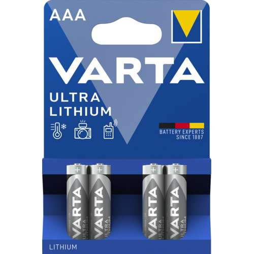 Baterie AAA LR3 VARTA Ultra Lithium (4 szt.)
