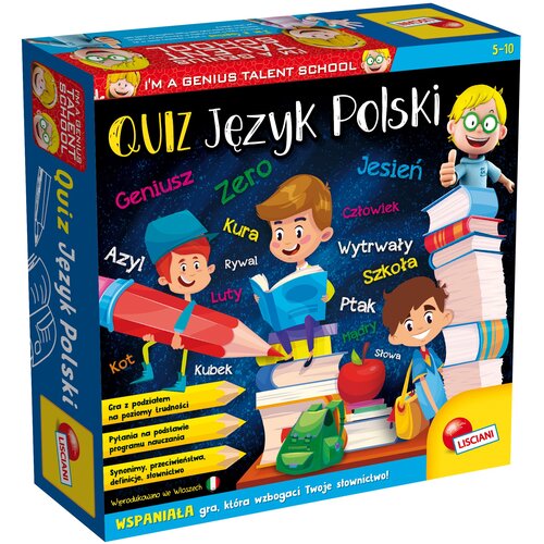 Gra edukacyjna LISCIANI I'm a Genius Quiz Język Polski 304-P54350