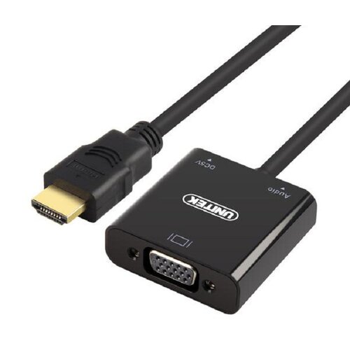 Adapter HDMI - VGA UNITEK 0.17 m