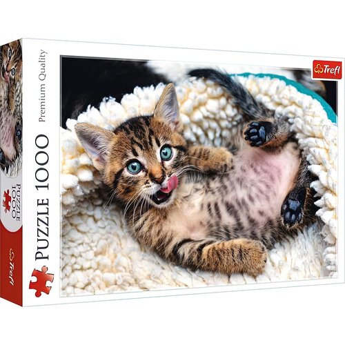 Puzzle TREFL Wesoły kotek 10448 (1000 elementów)