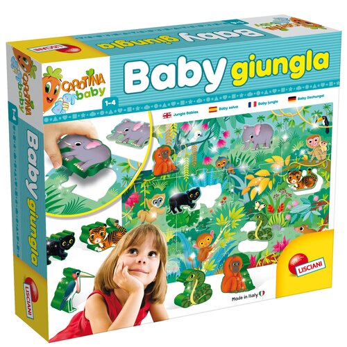 Puzzle LISCIANI Carotina Baby Jungle (18 elementów)