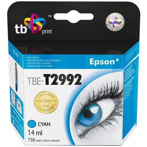 Tusz TB PRINT do Epson T2992 Błękitny 14 ml TBE-T2992