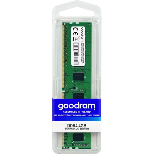 Pamięć RAM GOODRAM 4GB 2400MHz DDR4 DIMM GR2400D464L17S/4G