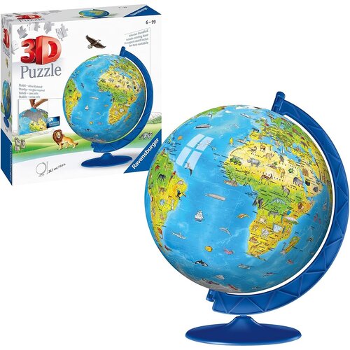 Puzzle 3D RAVENSBURGER Dziecinny globus 12338 (187 elementów)