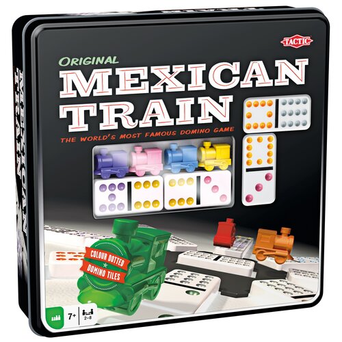 Gra TACTIC Mexican Train Domino w puszce 54005