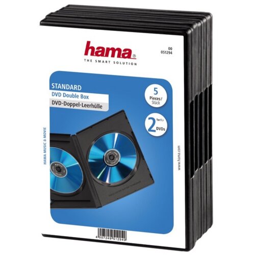 Pudełko HAMA DVD Double Box (5 sztuk)