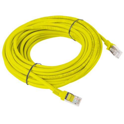 Kabel RJ-45 - RJ-45 LANBERG PCU5-10CC-1000-Y 10 m