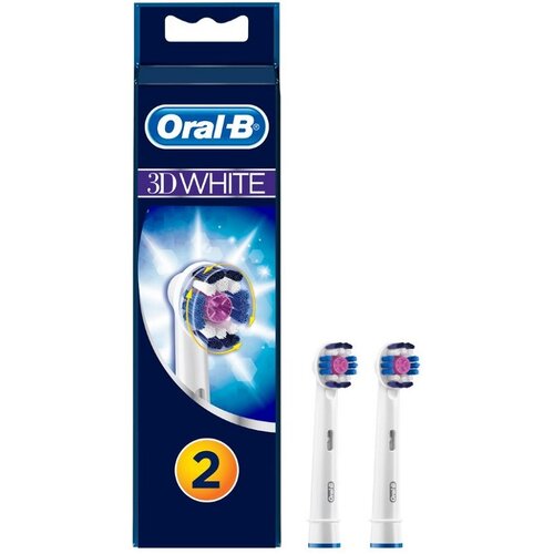 Oryginalna końcówka do szczoteczki ORAL-B Pro White EB 18-2 (2 sztuki) (Usuwa przebarwienia na zębach)