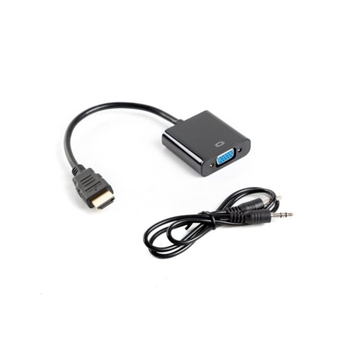 Adapter HDMI - VGA/Jack 3.5 mm LANBERG 0.2 m