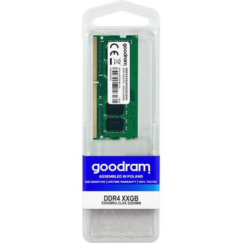 Pamięć RAM GOODRAM 8GB 2400MHz DDR4 SODIMM GR2400S464L17S/8G