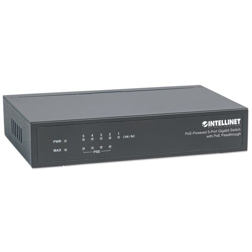 Switch INTELLINET 561082 Gigabit Ethernet, 5 portów, Funkcja PoE