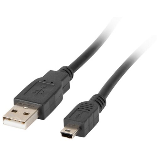 Kabel USB-A - Mini USB-B LANBERG CA-USBK-10CC-0003-BK 0.3 m