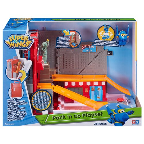 Lotnisko COBI Super Wings Witamy w Nowym Jorku Jerome + Figurka AUL-710820