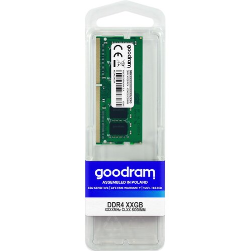 Pamięć RAM GOODRAM 4GB 2400MHz DDR4 SODIMM GR2400S464L17S/4G