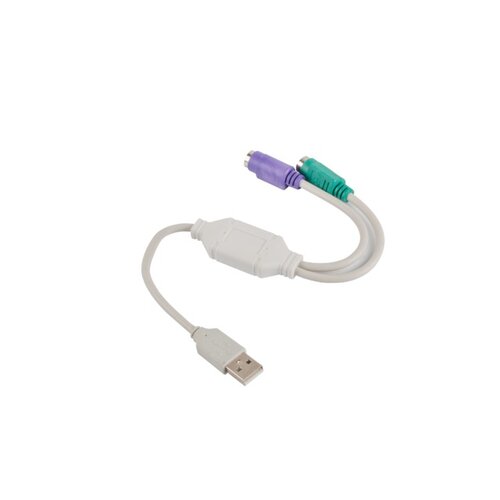 Adapter USB - 2x PS/2 LANBERG 0.2 m