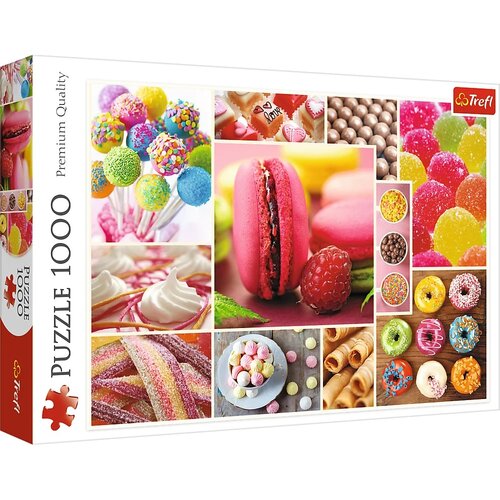 Puzzle TREFL Premium Quality: Cukierki - kolaż 10469 (1000 elementów)