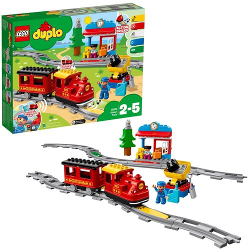LEGO DUPLO Pociąg parowy 10874